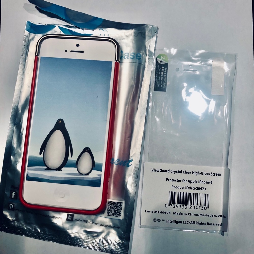 Maxboost iPhone 6 case and Screen protector